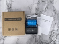 Printer Thermal Mini Portabel JP Brand Baterai Lithium Polymer Li-Po 58mm 1500mAh 203dpi Mendukung Koneksi Stok