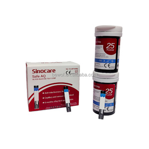 Tiras Reactivas para <span class=keywords><strong>Medidor</strong></span> <span class=keywords><strong>de</strong></span> <span class=keywords><strong>Glucosa</strong></span> <span class=keywords><strong>Sinocare</strong></span> Safe AQ Smart - Product Image 2