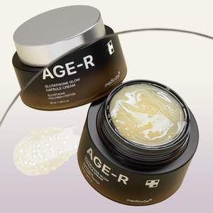Crème Visage Capsule Éclat AGE-R : Hydratant Liftant Instantané au Collagène et Peptides pour Teint Irrégulier, <span class=keywords><strong>Anti</strong></span>-<span class=keywords><strong>Rides</strong></span> et Protection <span class=keywords><strong>Solaire</strong></span> - Product Image 2