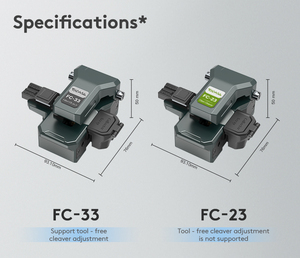 Cortadora de Fibra Óptica Automática One Step Fiber Cleaver 33, Herramienta de Corte de Fibra Óptica Totalmente Metálica y Equipo de Fibra para Cable FTTH - Product Image 4