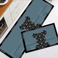 Tapis de sol en diatomite de cuisine Absorbant l'eau Absorbant l'huile Antidérapant Long Tapis de roulement Ménage Tapis en diatomite
