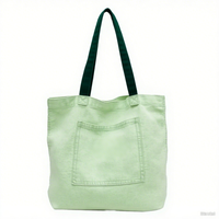 Sac fourre-tout en toile de coton réutilisable à la mode de taille moyenne avec logo personnalisable et longue poignée en corde pour un usage quotidien