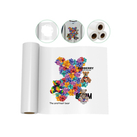 Film PET DTF format A3 A4, papier de transfert thermique 30cm 20cm, feuilles de film pour imprimante DTF, impression simple ou double face, film DTF A3 A4 de qualité supérieure