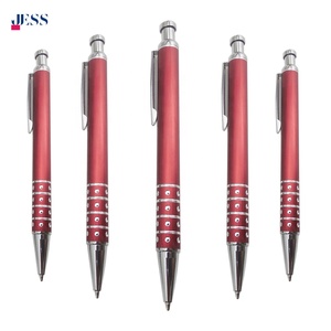 Stylos à bille de haute qualité en plastique bleu, design sportif, avec logo personnalisé imprimé pour la publicité promotionnelle et fonction clic - Product Image 4