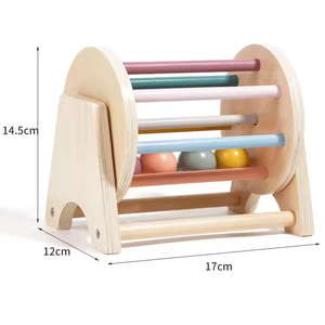 Gioco di legno giocattolo educativo per bambini che gira per suonare per l'apprendimento - Product Image 1