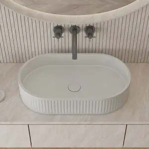 Lavabo espejo vanidades redondas único blanco cerámica solo recipiente piedra colgada contemporáneo lavabo sanitario baño fregaderos muebles