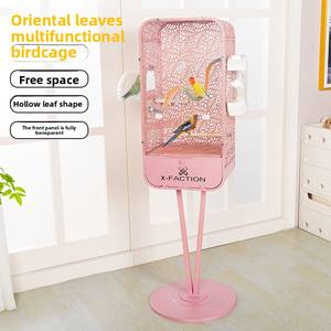 กรงนกแบบหรูหราสำหรับนกคอกคาทีลและนกหงส์หยกการออกแบบใหม่สำหรับบ้านวิลล่าสำหรับนก - Product Image 3