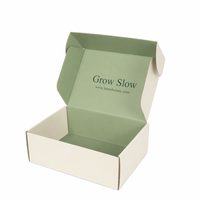 Cajas de Envío Personalizadas de Doble Cara para Ropa, Zapatos y Calcetines, con Logotipo Dorado Impreso para Empaque de Ropa