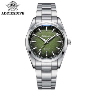 Montre de luxe ADDIESDIVE AD2527 pour hommes sophistiqués, mouvement japonais 8215, étanche 100M, aiguilles lumineuses, acier inoxydable - Product Image 4