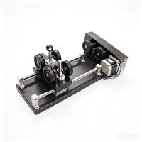 Dispositif rotatif ou table de gravure laser en aluminium pour usage agricole, outil auxiliaire de gravure et de marquage, mandrin de fixation, moteur DC 24V