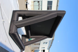 Pantalla de proyector inflable al aire libre pantalla inflable <span class=keywords><strong>blanca</strong></span> <span class=keywords><strong>cine</strong></span> de película para fiesta de deshierbe de patio trasero - Product Image 6