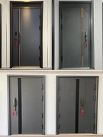 Système de Serrure Intelligente Style Moderne Étanche Multipoints pour Porte Pivotante, Serrure de Sécurité Domestique en Nylon pour Entrée, Porte en Alliage de Zinc pour Maisons