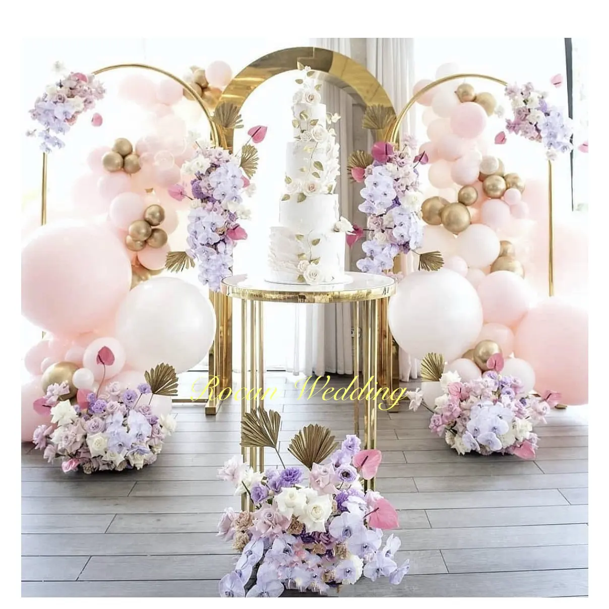 Battesimo installazione Baby Shower decorazione sfondo di nozze idee floreali