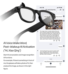 AIMB G1 Lunettes intelligentes les plus vendues avec deux modèles d'IA et communication mains libres, ultra légères 316g - Product Image 2