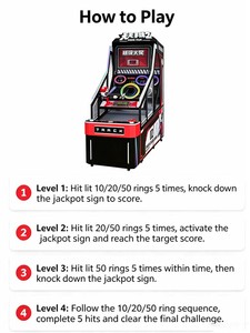 Machine de tir de handball quotidienne pour adultes, jeu d'arcade en PVC, marque Songfa, pour usage intérieur, jeux de parc d'attractions à vendre - Product Image 4