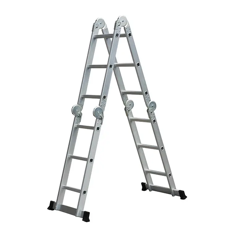 Met Platform 4X3 Multifunctionele Aluminium Gebruikt Ladders Voor Verkoop