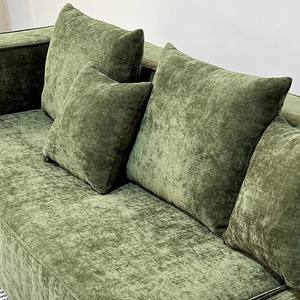 <span class=keywords><strong>Sofa</strong></span> kombinasi hijau zaitun kompresi Skandinavia, <span class=keywords><strong>Sofa</strong></span> Modular busa kepadatan tinggi kasual sederhana kamar tidur dapat disesuaikan - Product Image 3