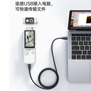 Caméra d'action portable Kalobee Pocket3 Pro 4K haute définition pour enregistrement vidéo de sports de plein air, course tout-terrain et moto - Product Image 4