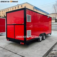 Chariot à crème glacée de la rue Mobile Poulet rôti alimentaire Van Mobile Food Trailer Mobiler Truck pour les États-Unis