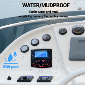 Reproductor MP3 Marino con Función USB AM/FM, Bluetooth, Resistente a la Intemperie, para Uso en Exteriores, Instrumento Marino para Turismo - Product Image 2
