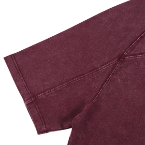 เสื้อยืดโอเวอร์ไซซ์สำหรับผู้ชายเสื้อยืดผ้าฝ้ายโอเวอร์ไซซ์สำหรับผู้ชายดีไซน์แบบเย็บด้านหลังซักได้สำหรับฤดูร้อน100% TKAN243 - Product Image 4