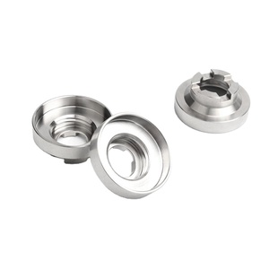 Piezas de Acero Inoxidable Mecanizadas por CNC con Bordes Redondeados y Superficies Planas - Product Image 2