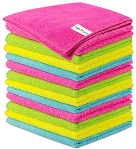 Penyerap softextil multi-fungsi Dapur/Meja/piring kain pembersih handuk mikrofiber