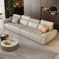 Canapé moderne de luxe pour salon, ensemble de canapés modulaires, meubles d'intérieur, forme en L, canapé inclinable paresseux 2 ou 3 places, designs de fauteuils inclinables en cuir