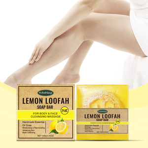 Sapone di olio essenziale di limone in sonno legnoso detergente per il corpo e la pelle con rinfrescante trattamento di controllo dell'olio per l'uso di detergenti per il viso - Product Image 2