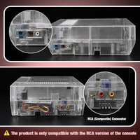 Pour Nintendo Entertainment System coque de remplacement boîtier blanc Transparent NES Shell Console accessoires de jeu