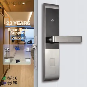 2024 baru populer sistem kunci pintu Hotel kunci kartu Hotel menggunakan kartu Rfid dengan harga lebih murah"