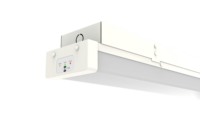 Luminaire linéaire LED à capteur de mouvement tri-niveau de 2 pieds pour plafond, éclairage d'urgence pour couloir d'escalier, 5000K, IP20, dimmable, IRC>80, garantie 5 ans