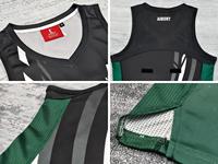 Seragam Netball Wanita Custom Aolan Sublimasi, Bernapas, Cepat Kering, dengan Logo