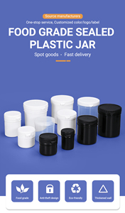 1L Bocca Larga HDPE Vaso di <span class=keywords><strong>Plastica</strong></span> Contenitore <span class=keywords><strong>Per</strong></span> Bere Miele Spuntino di <span class=keywords><strong>Imballaggio</strong></span> - Product Image 4