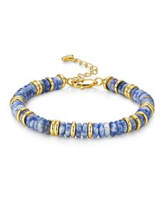 Pulsera de cuentas de piedra natural colorida más vendida para damas, pulsera de piedra simple y exclusiva - Product Image 4