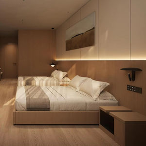 Пользовательские современные размеры деревянная мебель для спальни Наборы профессиональные пользовательские панели изголовья кровати для гостиниц - Product Image 2