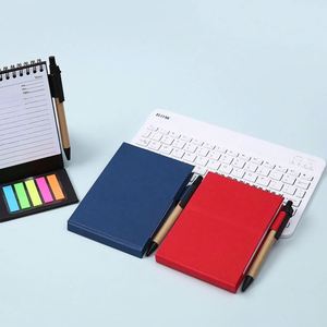 Custom 3D Sticky Notes and Spiral Kraft <b>Notebook</b> Combo Repositionable Memo Set with Logo Printing for Business Promotions - Product Image 3