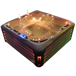 Spa extérieur <span class=keywords><strong>pour</strong></span> 6 personnes, bain à remous, mini-baignoire de relaxation, jets de massage, <span class=keywords><strong>piscine</strong></span> <span class=keywords><strong>hors</strong></span> <span class=keywords><strong>sol</strong></span>, spa de plein air, USA - Product Image 1