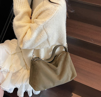 Sac bandoulière Boston rétro mat pour femme, personnalisé en usine, texture premium, pour tenues quotidiennes et rendez-vous automne-hiver