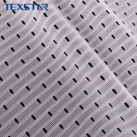 Tissu de drapeau en maille tricotée 100 % polyester Ripstop à trois fils, 115 g/m², pour impression par sublimation, perforé, pour bannière de lightbox - Vente en gros