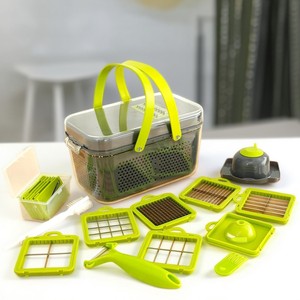 22pcs Manual Food Processor Dicer And Chopper Set Kitchen Mandoline Slicer Multifunctional <strong>Vegetable</strong> Cutter <strong>Vegetable</strong> Chopper - Product Image 2
