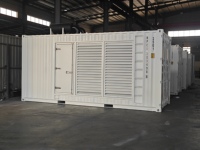 Generator Diesel Silent 1000kW 20HP High Cube Container dengan ATS untuk Mesin Tipe Box Industri