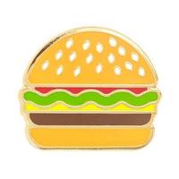 Köstliche Fast-Food-Hamburger-Abzeichen Emaille-Stifte vom Fabrik lieferanten Kunden spezifische Anstecknadeln Hersteller von Hartem ail stiften