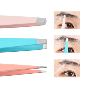 Juego de 4 Tijeras Curvas de Acero Inoxidable con Punta Puntiaguda para Cejas y Pestañas, Herramientas de Belleza - Product Image 6