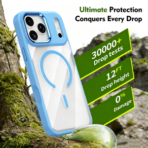 Fundas Magnéticas Transparentes Personalizadas para iPhone 18 17 Pro Max con Botones Táctiles AI, Carga Inalámbrica y Protección Antigolpes - Product Image 3