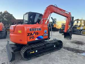 รถขุดฮิตาชิ ZX70 มือสอง สภาพดี ราคาถูก รุ่นปี 2022 น้ำหนักใช้งาน 7500 กก. บุ้งกี๋ 0.34 ลบ.ม. พร้อมเกียร์และลูกปืน - Product Image 4
