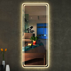 Espejo de pared moderno de cuerpo entero con Vestidor de suelo Decoración elegante para comedor - Product Image 2