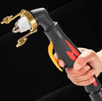 Machine de découpe plasma LD-P80 à commande manuelle, triphasée, haute précision, 0,5 mm, 100 A, pour acier doux, acier inoxydable et aluminium