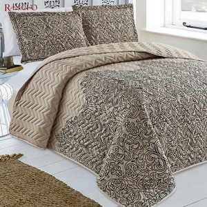 Trung Quốc Nhà Cung Cấp Khăn Trải Giường In Quilt Set Sang Trọng Quilt Bộ Đồ Giường Quilt - Product Image 3