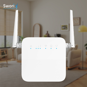 Sworix 3000Mah 4G Lte 150Mbps Cpe Router Cat4 Wifi Banda inalámbrica Banda ancha Wifi Hotspot Router Soporte Volte con ranura para tarjeta Sim - Product Image 1